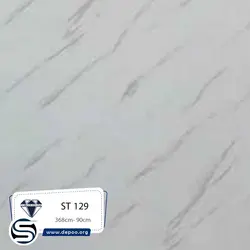 کورین استون-عرض90-ST129-سفید رگه بلند طوسی - کورین و کوارتز، گروه سنگ مصنوعی