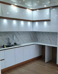 کورین استون-7میل-ST132-سفید رگه بلند طوسی - کورین و کوارتز، گروه سنگ مصنوعی