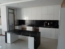 کورین استون-7میل-ST101-مشکی رگه بلند سفید - کورین و کوارتز، گروه سنگ مصنوعی