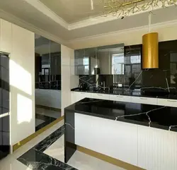 کورین استون-7میل-ST102-مشکی رگه بلند سفید - کورین و کوارتز، گروه سنگ مصنوعی