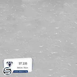 کورین استون-7میل-ST235-طوسی رگه سفید - کورین و کوارتز، گروه سنگ مصنوعی