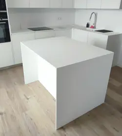 کورین استون-7میل-ST253-سفید ساده - کورین و کوارتز، گروه سنگ مصنوعی