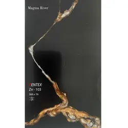 زنتکس-zn104-magma river - سنگ مصنوعی کورین و کوارتز