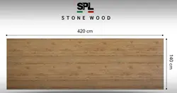 spl-Stone wood رنگ مغزی مشکی 3 میل - سنگ مصنوعی کورین و کوارتز