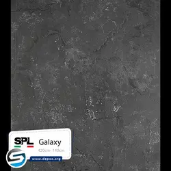 spl-Galexy رنگ مغزی مشکی 3 میل - سنگ مصنوعی کورین و کوارتز