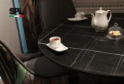 spl- Noire رنگ مغزی مشکی 3 میل - سنگ مصنوعی کورین و کوارتز