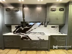 مارمونایت-ms6121-(پاندا) - سنگ مصنوعی کورین و کوارتز