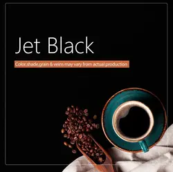 کاینداستون-ممتاز-مشکی ساده -super black 190. - سنگ مصنوعی کورین و کوارتز