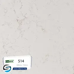 کاینداستون-سفید رگه دار-514-Alpaine - سنگ مصنوعی کورین و کوارتز