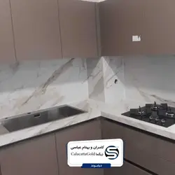 زیگما-۱۰۰-CalacattaGold- مات - سنگ مصنوعی کورین و کوارتز