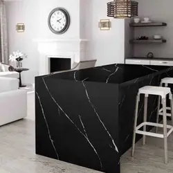 کاینداستون-ممتاز-مشکی رگه درشت-Marquina-691 - سنگ مصنوعی کورین و کوارتز
