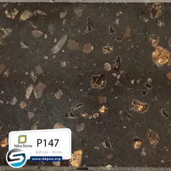 نیکااستون-Tempest Blaze-FB147 - سنگ مصنوعی کورین و کوارتز