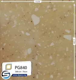 نیکااستون-Pebble Gold-PG840 - سنگ مصنوعی کورین و کوارتز