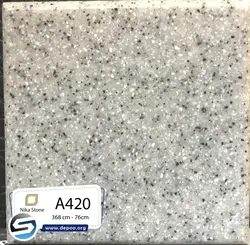 نیکااستون-Sanded Grey-SG420 - سنگ مصنوعی کورین و کوارتز