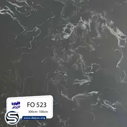 فرمینو-عرض ۱۰۰-طوسی رگه سفید Fo523 - سنگ مصنوعی کورین و کوارتز