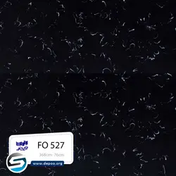فرمینو-عرض ۷۶-مشکی رگه سفید-Fo527 - سنگ مصنوعی کورین و کوارتز