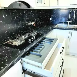 فرمینو-عرض ۷۶-مشکی رگه سفید-Fo527 - سنگ مصنوعی کورین و کوارتز