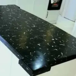 فرمینو-عرض ۷۶-مشکی رگه سفید-Fo527 - سنگ مصنوعی کورین و کوارتز