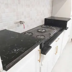 فرمینو-عرض ۷۶-مشکی رگه سفید-Fo527 - سنگ مصنوعی کورین و کوارتز