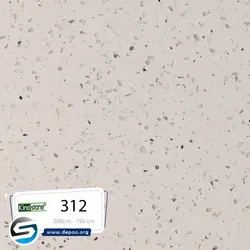 کاینداستون-سفید آیینه دار-312-Galaxy White - سنگ مصنوعی کورین و کوارتز
