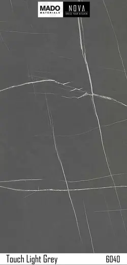 پرسلان نوا-Tounch Light Grey-6040 - سنگ مصنوعی کورین و کوارتز