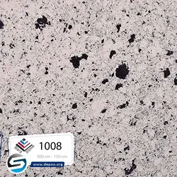 برداستون-1008 سفید مشکی - سنگ مصنوعی کورین و کوارتز