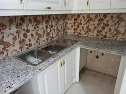 برداستون-1008 سفید مشکی - سنگ مصنوعی کورین و کوارتز