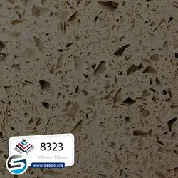 برداستون-8323 کرم درشت دانه - سنگ مصنوعی کورین و کوارتز