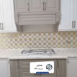 تیسان-ابر و باد کرم رگه قهوه ای-TAB509 - سنگ مصنوعی کورین و کوارتز