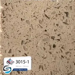 برداستون-3015 گلبهی درشت دانه - سنگ مصنوعی کورین و کوارتز
