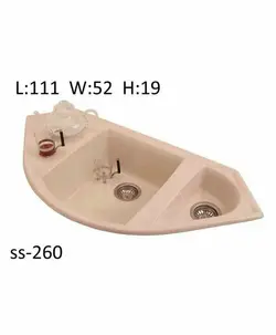 سینک کورین-سوپراستون SS-260-Cice - سنگ مصنوعی کورین و کوارتز