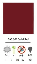 باس – solid red-301 - سنگ مصنوعی کورین و کوارتز