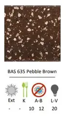 باس – pebble brown-635 - سنگ مصنوعی کورین و کوارتز