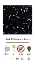 باس – macula black-875 - سنگ مصنوعی کورین و کوارتز