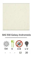 باس – galaxy andromeda-930 - سنگ مصنوعی کورین و کوارتز