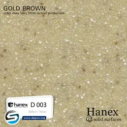 هانکس-GOLDBROWN-D-003 - سنگ مصنوعی کورین و کوارتز