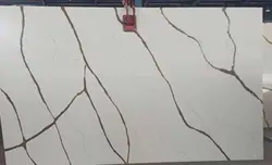 کاینداستون کلکته رگه درشت طوسی رگه ریز مسی-calacatte 611 - سنگ مصنوعی کورین و کوارتز