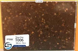 استونیا-Titan Fire (Tempest Blaze)-T-006 - سنگ مصنوعی کورین و کوارتز