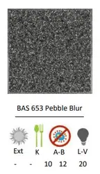باس - pebble blur-653 - سنگ مصنوعی کورین و کوارتز