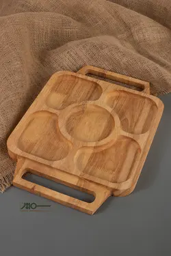 سینی سرو و پذیرایی 5 خانه B1002