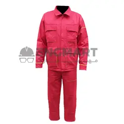 كاپشن و شلوار جنس کتان پوشش کار