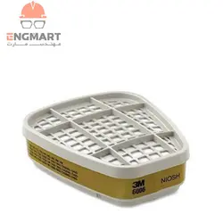 کارتریج نوار زیتونی ماسک شیمیایی مولتی گاز 3M مدل 6006 دو عددی