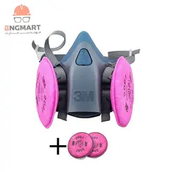 ماسک سیلیکونی 3M 7502 + چهار عدد پد 2097