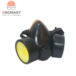 ماسک شیمیایی نیم صورت دو فیلتر بلو ایگل سری MG306