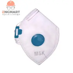 قیمت ماسک تنفسی سوپاپ دار MSK بسته 12 عددی - مهندس مارت