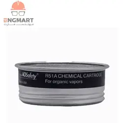کارتریج ماسک شیمیایی AO SAFETY سری R51 A نوار مشکی