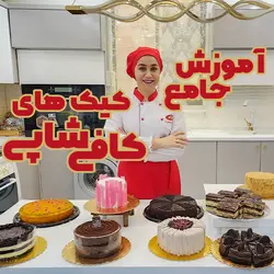 آموزش جامع کیک های کافی شاپی - پاساژ آموزشی بدونش