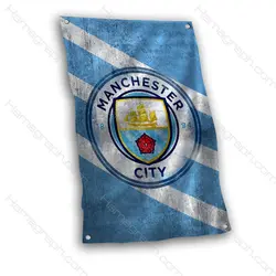 پرچم پارچه ای با طرح باشگاه man city
