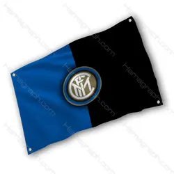 پرچم با طرح باشگاه inter milan