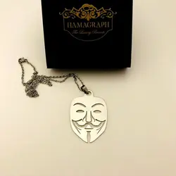گردنبند استیل با طرح انانیموس